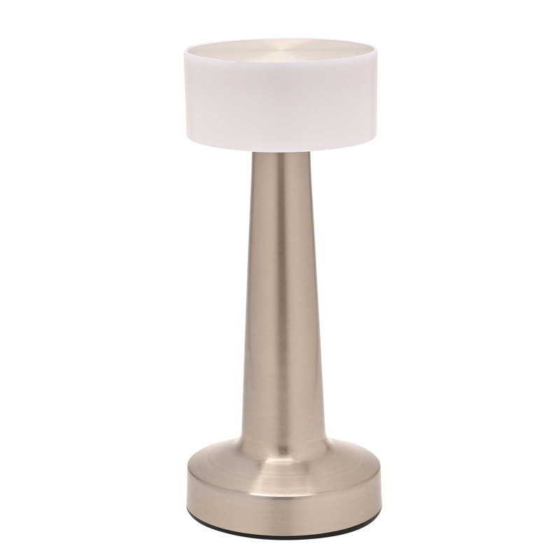 USB LED Touch Table Lamp, Silver