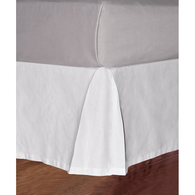  Jupe de lit en toile de coton 15 po, Simple