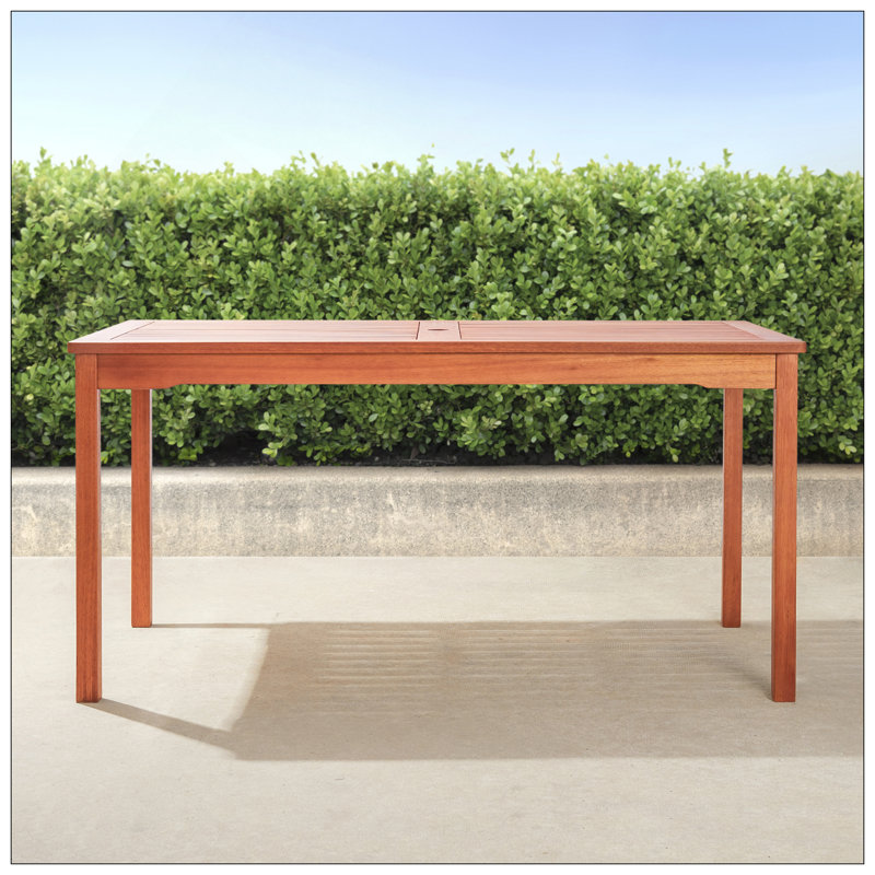 Table de salle à manger Caladesi, Bois naturel