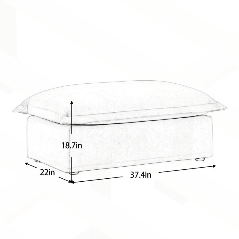Luxurious Modern Sofa with Removable Covers and Sturdy Frame