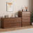 Walnut Solid Wood Accent Cabinet
