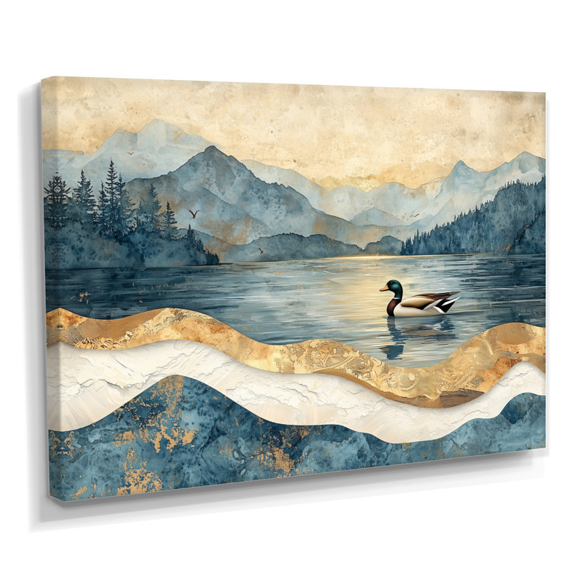 Genesi - animaux, art mural, H 12 po x l 20 po, Toile tendue, Ne s’applique pas