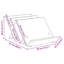 Wood Free Standing Magazine Rack-171739947