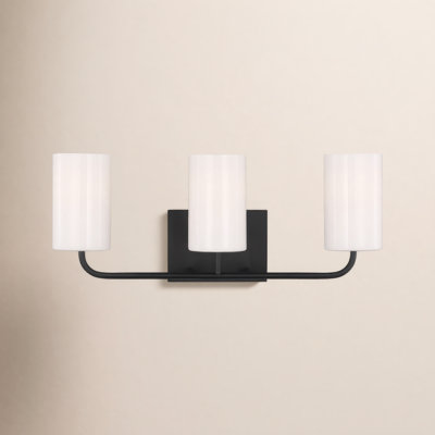 3 Light Transparent Dimmable Vanity Light