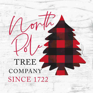 NorthPoleXpress Premium Mini Wooden Christmas Tree Ornaments