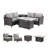 Girtie 4 - Person Patio Conversation Set with Cushions