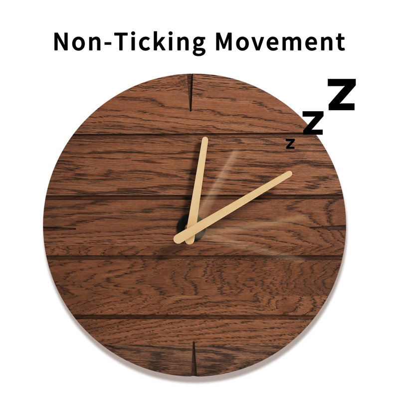 Wood Analog Wall Clock