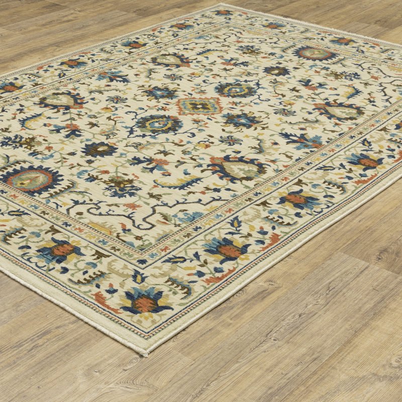 Oriental Indoor Rug, Rectangle 5'3" x 7'6"