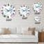 Vibrant Summer Wildflowers II - Horloge murale traditionnelle-60281492