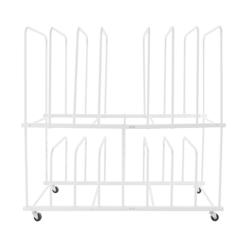 2 Tier Art Storage Rack With Wheels