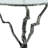 Harrami Glass Top End Table