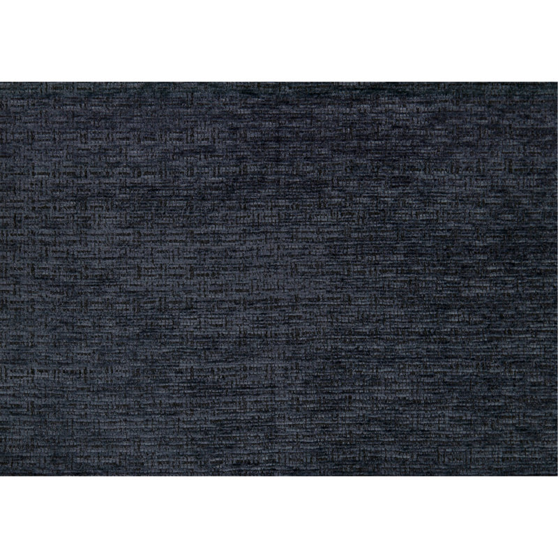 Canapé en chenille durable avec coussins décoratifs et meubles de salon contemporains bleus 1 pièce