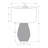 Lighting, 24"H, Table Lamp, Contemporary-754441348