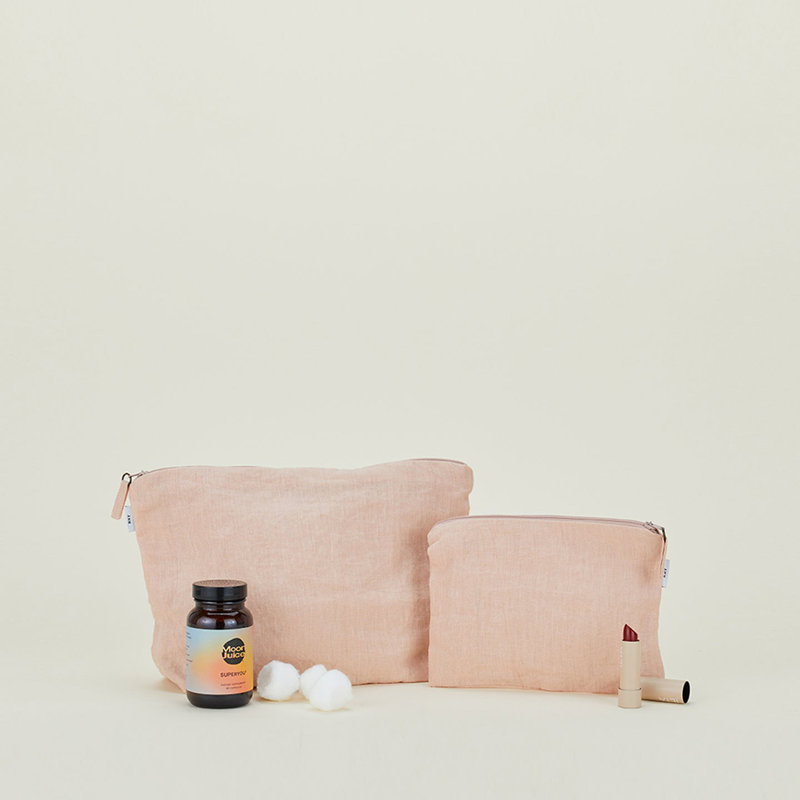 Rangement pour maquillage, Rose