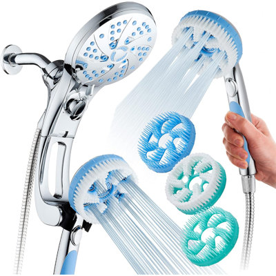 Pomme de douche double Aquassage By Aquacare 2,5 GPM GPM