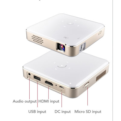 Milex Home Theater Projector Portable Projector