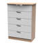 Bhodhini 77 cm W Chest of 5 Drawers-1318742528