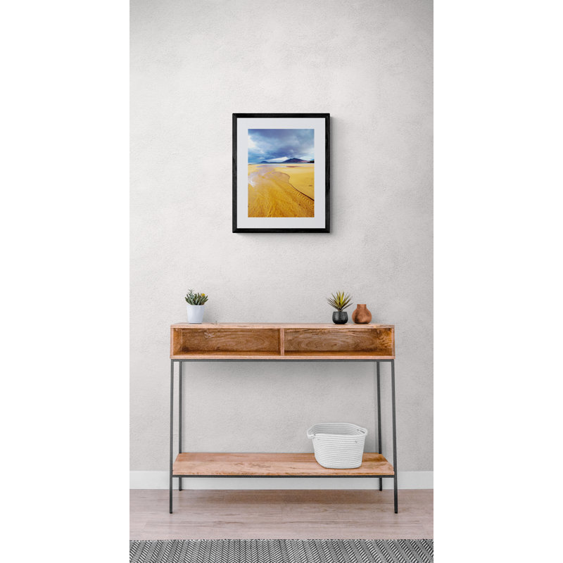 Donegal Beach Print by Scott Wurzel, Black Framed Paper, 30" H x 24" W