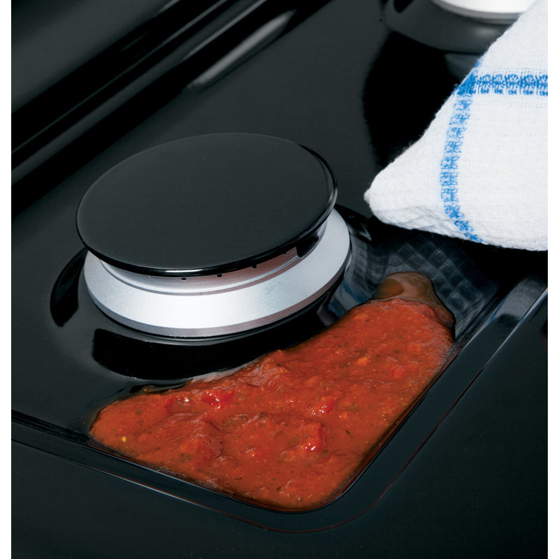 30" 4.8 cu. ft. Freestanding Gas Range, Black