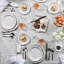 Berry & Thread Flared Dessert/Salad Plate - Whitewash