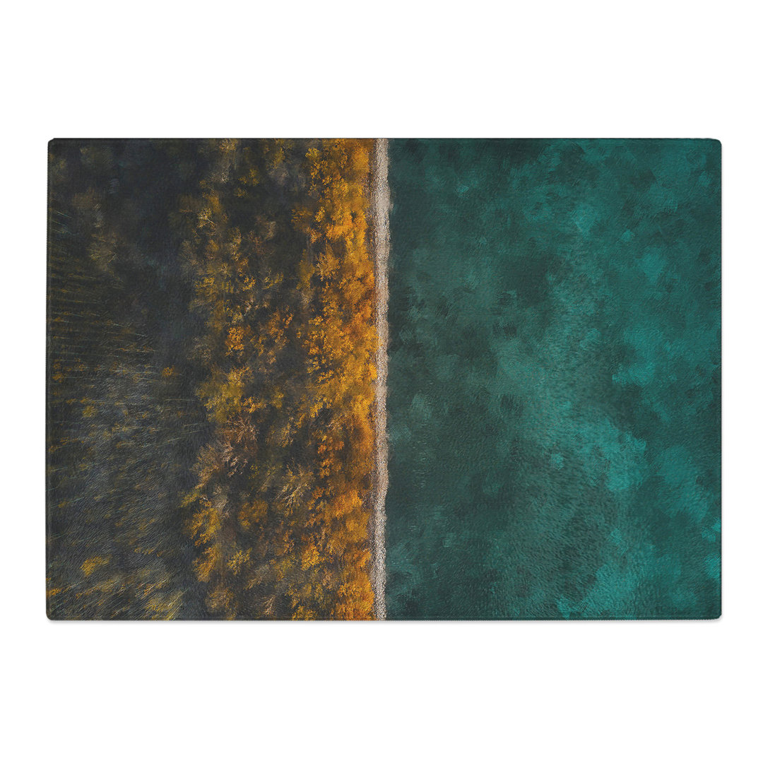 Tempered Glass Forest by the River Chopping Board