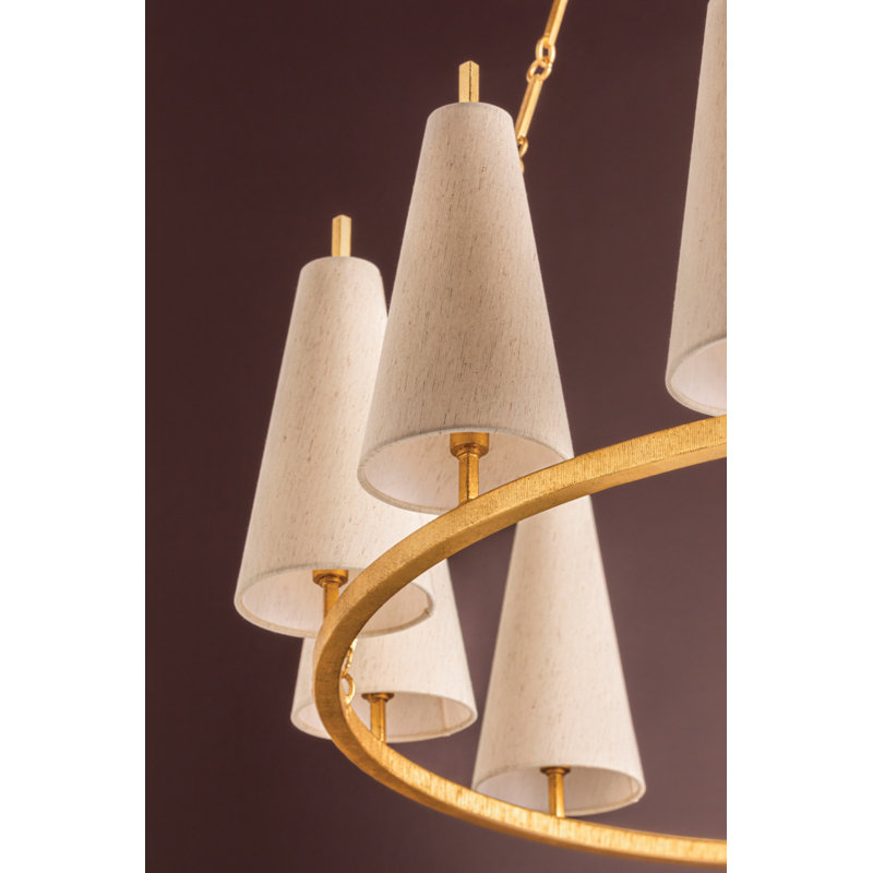 Tirana Chandelier, 12, 13.50" H x 42" W x 42" D