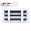 Linear Metal Wall Surface Vent Cover-108369920