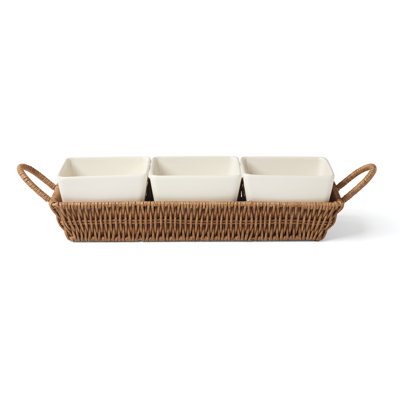 Ensemble de service 4 pièces Oneida Willow & White