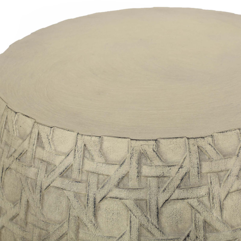 Outdoor Lightweight Concrete Side Table