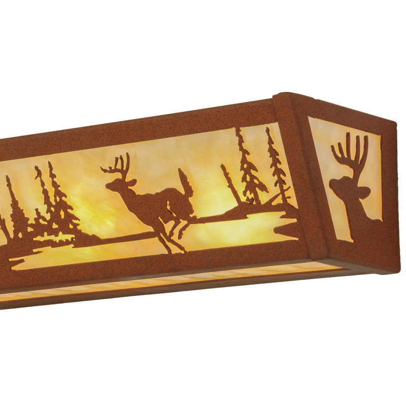 Rustic Lodge 4 - Light Bath Bar, Earth