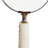 Magnifying Glass Sculpture With Ridged Handle For Home Decor -  Decorative Object For Office, Shelf, Or Living Room Decoration - 9", Ivory-1747939255