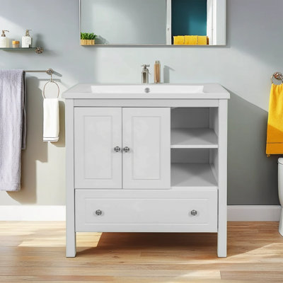 Nikkhar 30'' Single Bathroom Vanity with Top