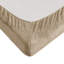 Drap de très grande taille taupe 4 pièces - 100% douillet ultra doux avec draps-housses plats 2 taies d'oreiller brossées des deux côtés Lavable à la machine et entièrement élastique