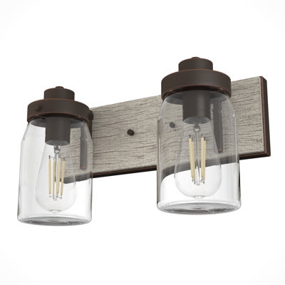 Éclairage pour meuble-lavabo à intensité variable 2 lumières Devon
