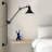 Wrought Iron Plug-in Swing Arm Sconce