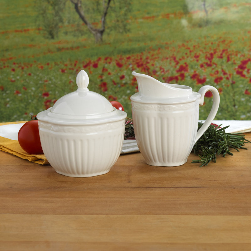 Mikasa Italian Countryside Sugar and Creamer Set