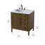Meuble-lavabo simple 32 po-973040204