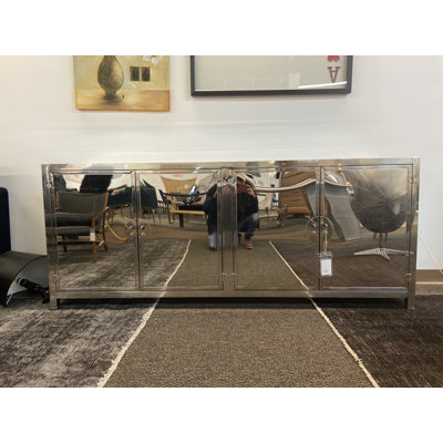 Canon 86 " W Stainless Steel Sideboard