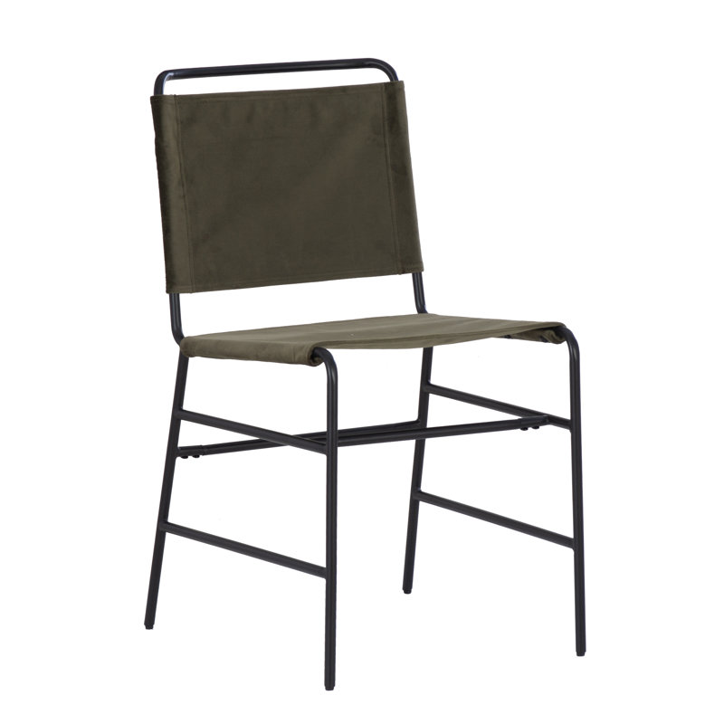 Bridgevale 19.625'' H Metal Side Chair, Green
