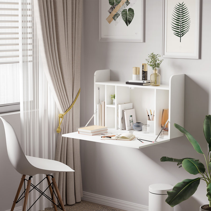 Kandee 77cm W Rectangular Floating Desk