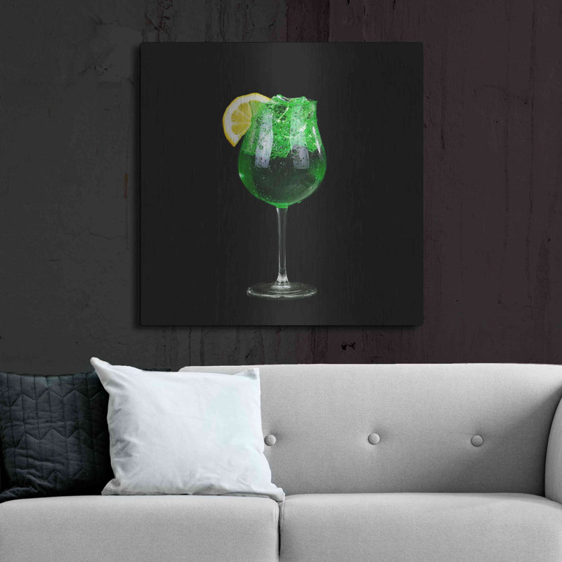 «Green Shamrock», art mural en métal, H 36 po x l 36 po