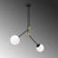 Cobblefield 2 - Light Black/White Sphere Pendant