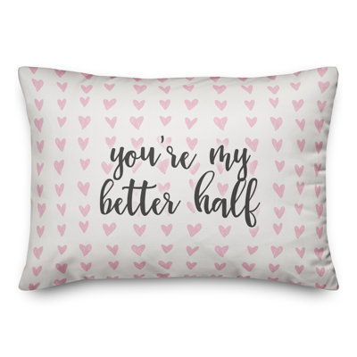  Vous êtes mon meilleur demi-coussin décoratif