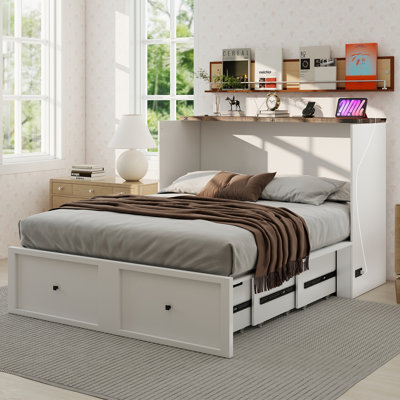 Lit escamotable complet avec rangement Farmhouse