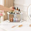 Organisateur de comptoir de salle de bain à 2 niveaux, tablette de coiffeuse, plateau de maquillage en plastique