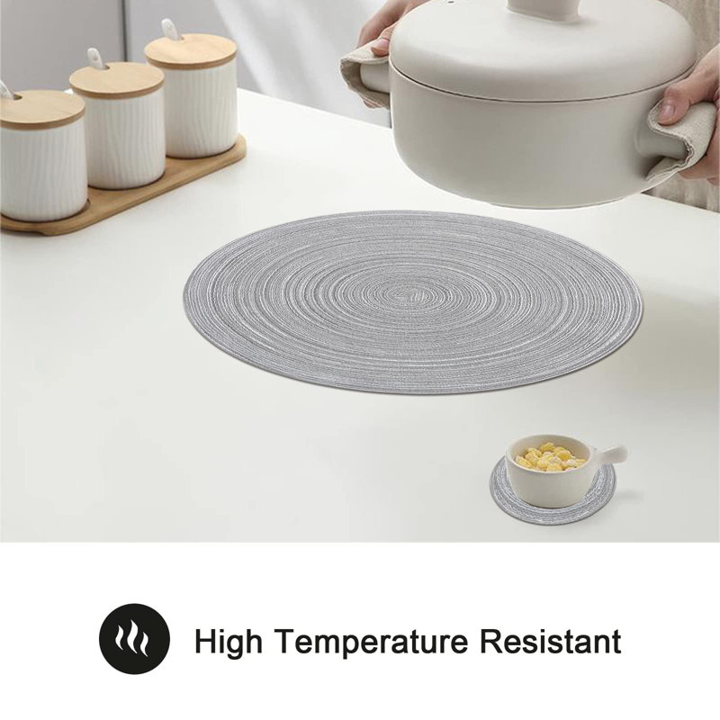 Polyester Placemat, Grey
