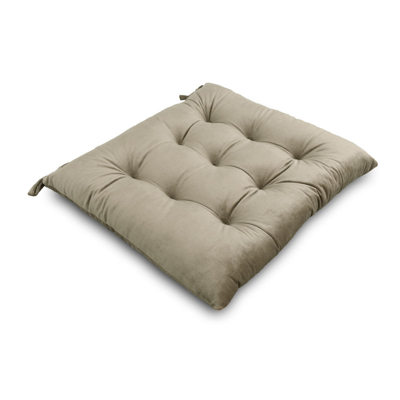 Outdoor 3'' Dining Chair Seat Cushion, Beige