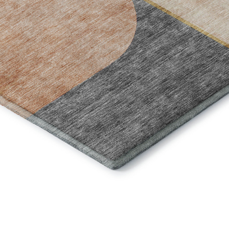 Tapis corail Prisco lavable à la machine de qualité supérieure, Rectangle 2 pi 6 po x 3 pi 10 po