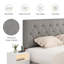 Tête de lit tapissier à hauteur ajustable, gris clair pliable-2097011773-2097011762