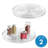 iDesign Linus Turntable Kitchen Organizer, Pantry or Countertop Organization, 14 Inches - Clear